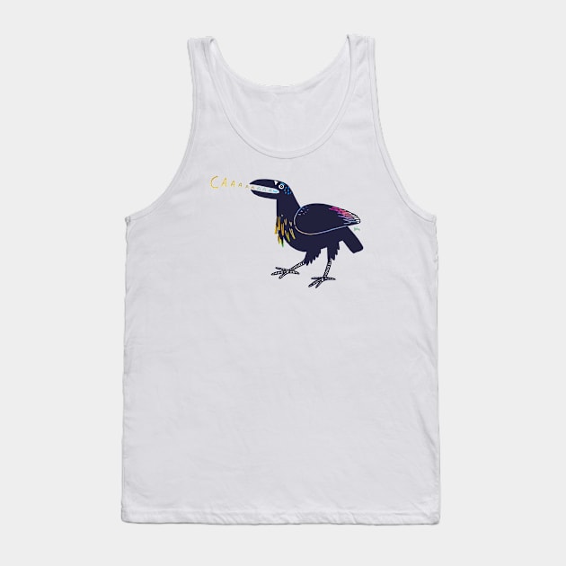 Iridescent Crow Tank Top by Theysaurus